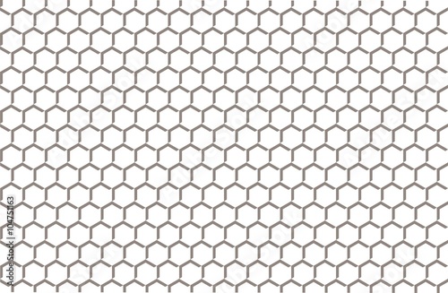 Ornament honey vector, grid pattern decorative photo