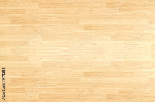 Hardwood maple floor viewed from above