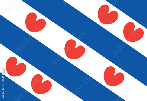 Friesland flag. photo