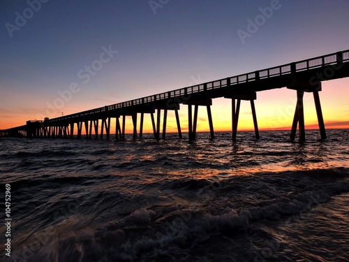 pier at sunset © juliakaye59