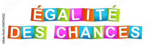 égalité des chances couleurs