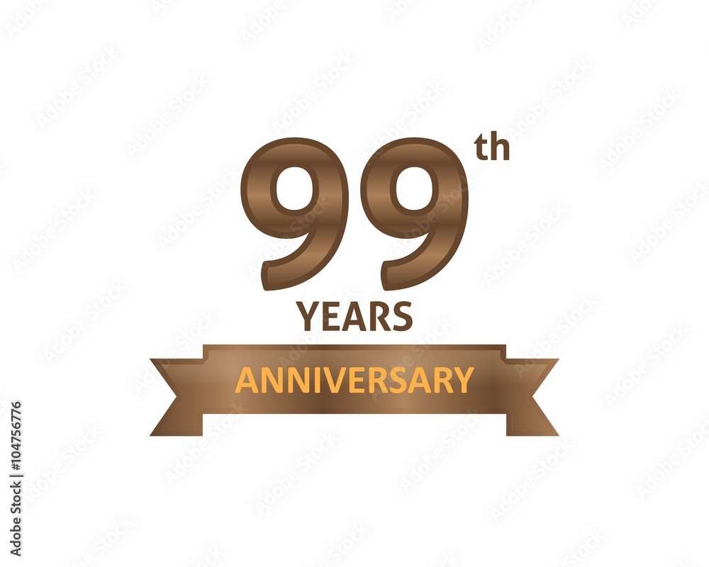 99 Years Anniversary Logo 99 Years Anniversary Logo