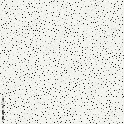 Polka dot. Geometric monochrome abstract pattern with round, dotted circle. Wrapping paper. Scrapbook paper. Tiling. Vector illustration. Background. Graphic texture with randomly disposed spots. 