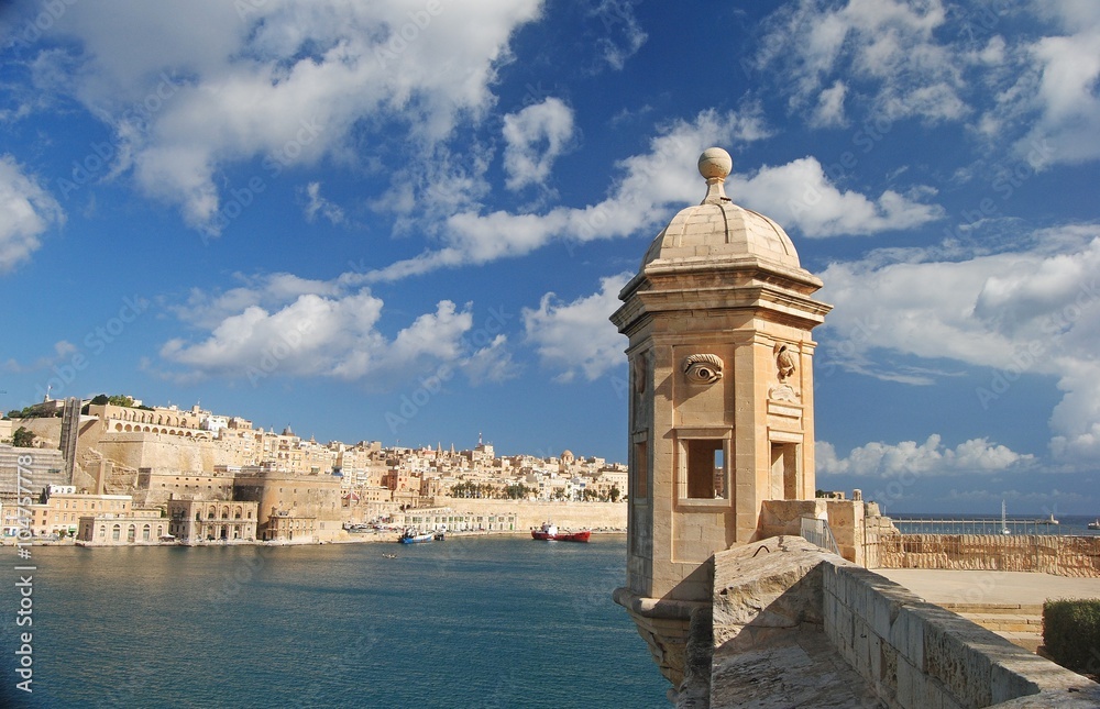 Vedette watchtower at the tip of the peninsula in Senglea.