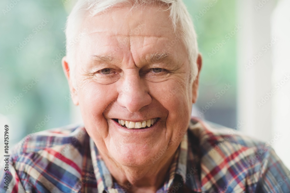 Portrait of happy senior man Portrait of happy senior man