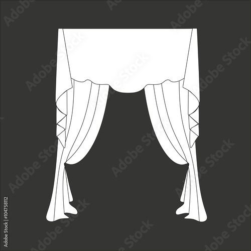 curtains . classic curtains . lambrequin
