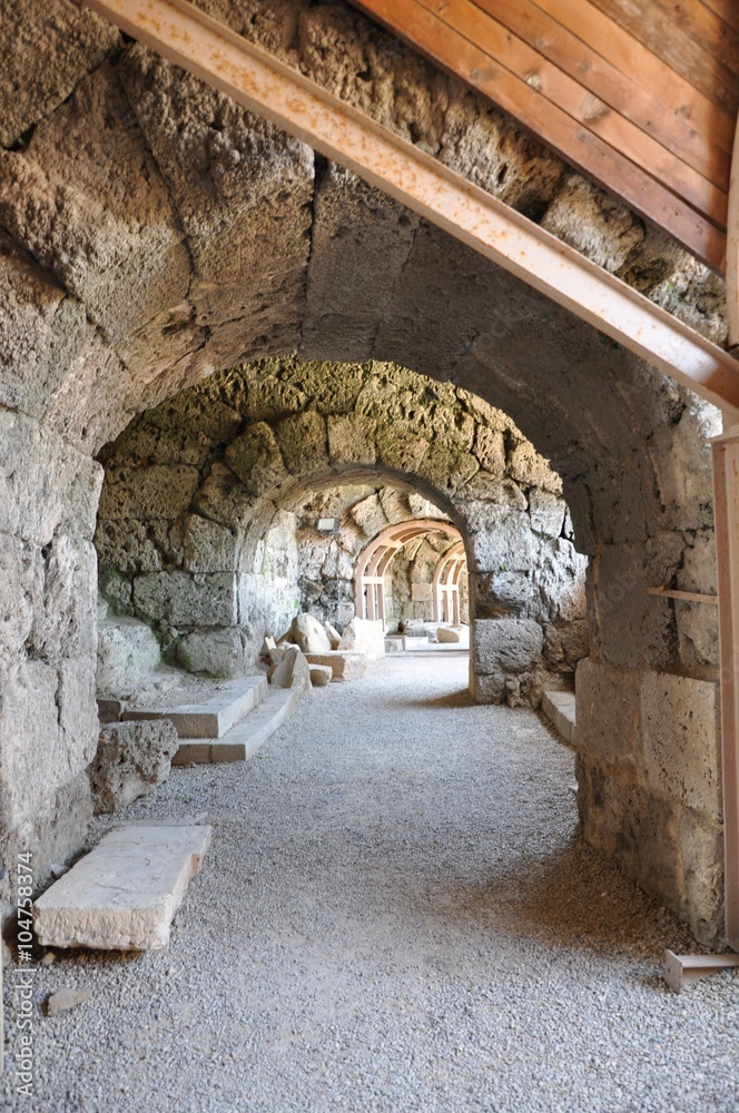 Naklejka premium Roman theatre in Side