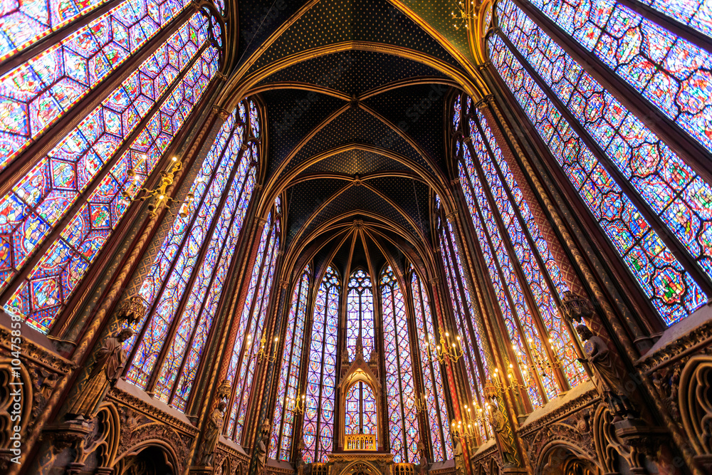 The Sainte Chapelle in Paris