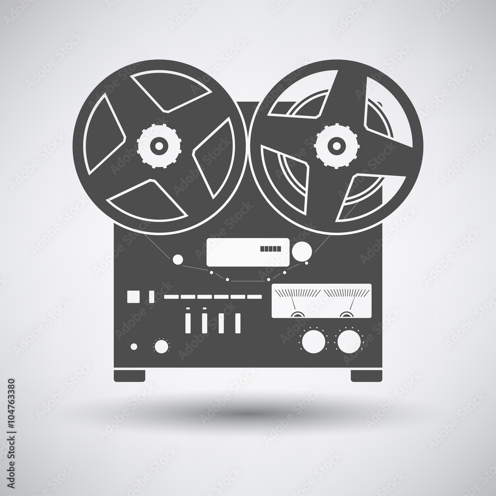 Reel tape recorder icon