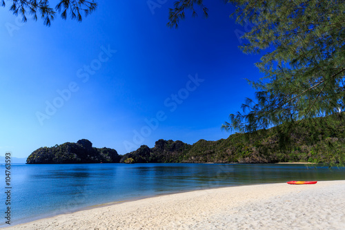 Tanjung Rhu Beach in Langkawi, Malaysia / GorgeousTanjung Rhu beach  at evening, Langkawi, Malaysia