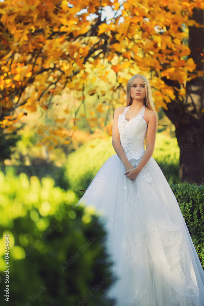 Beautiful autumn bride Beautiful autumn bride