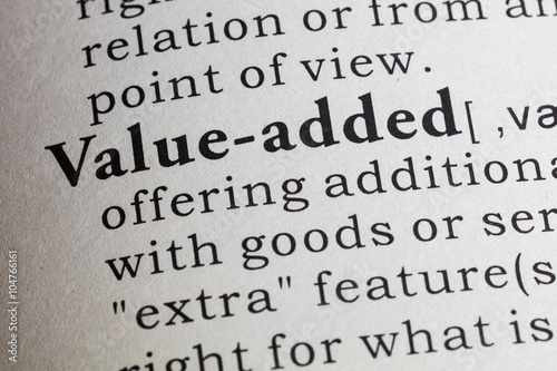 definition of value-added
