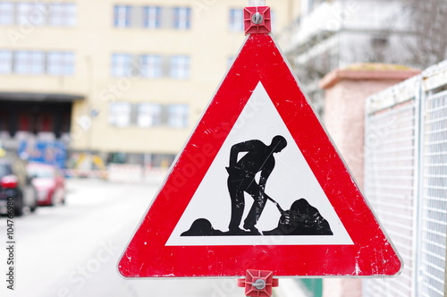 Foto Straßenbauarbeiten