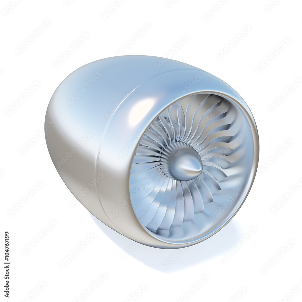 jet engine isolated on white background. jet engine isolated on white background.