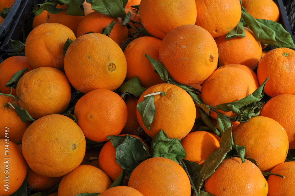 Orange tangerine fruit