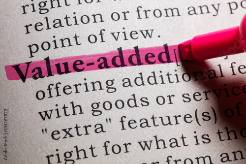 definition of value-added