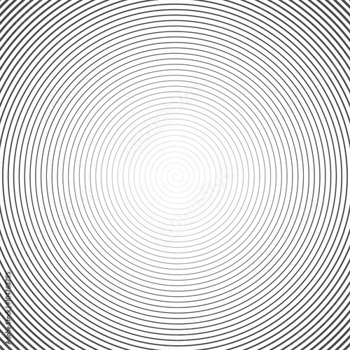 Hypnotic Spiral Abstract Background. Retro Style. Black And Whit