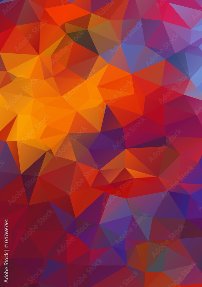 Abstract 2D geometric colorful background Abstract 2D geometric colorful background