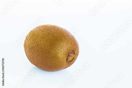 kiwi fruit on white background