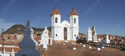 San Felipe Neri monastery from La Merced church in Sucre, Bolivi photo