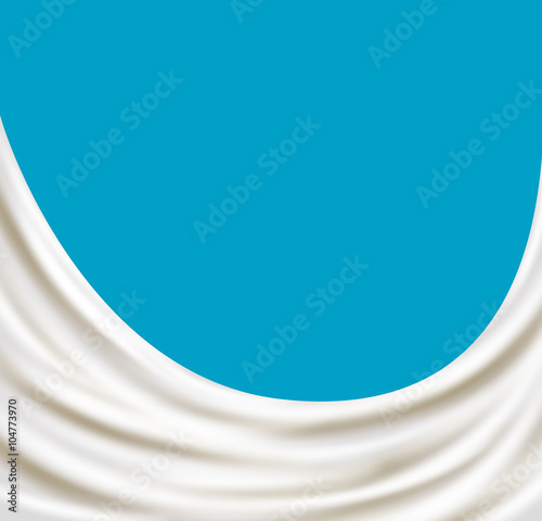 milk splash on blue background