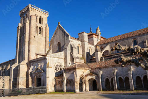 Abbey of Santa Maria la Real de Las Huelgas in Burgos, Spain. Cistercian nuns monastery founded in 1187 by Alfonso VIII of Castile