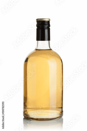 Canvas Print bottle with drink