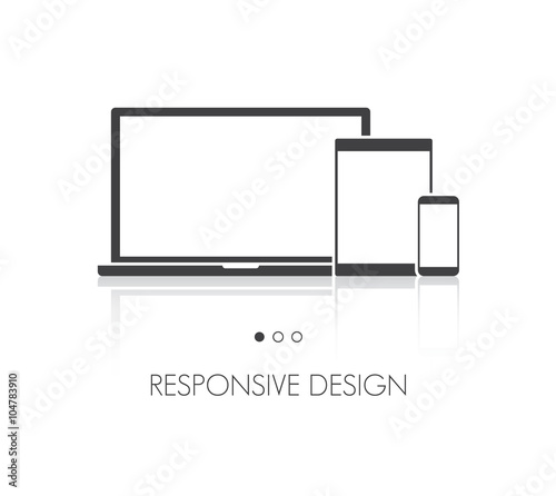 Laptop, Tablet & Phone Responsive Icon