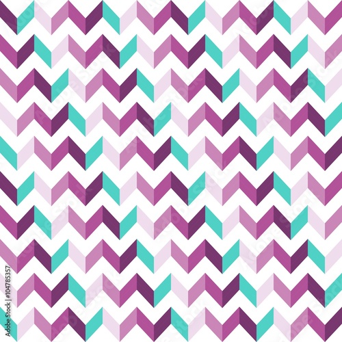 Pink Chevron Seamless Pattern