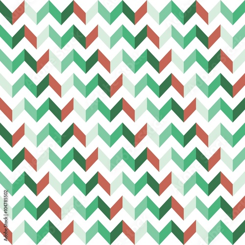 Turquoise Chevron Seamless Pattern