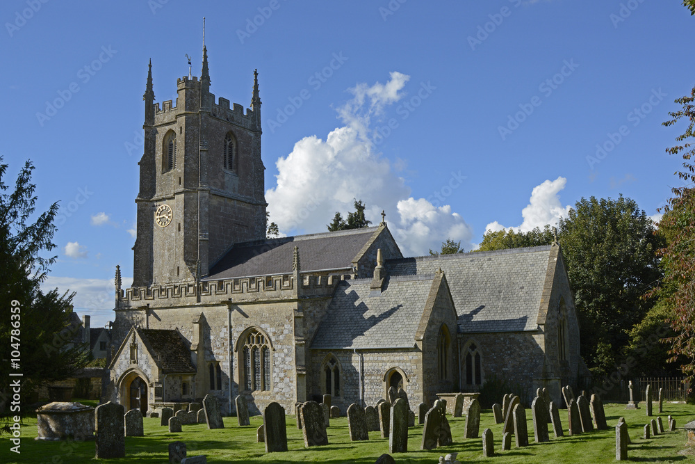 Church at Avebury in Wiltshire, England