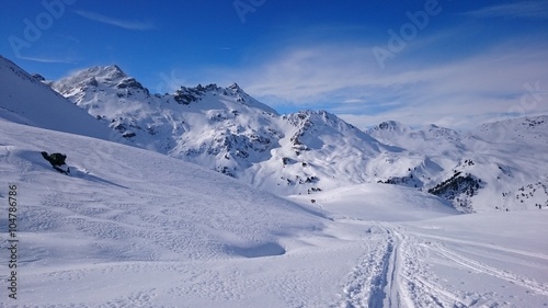 Skitour in den Alpen