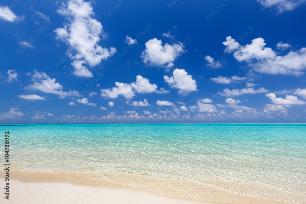 Beautiful ocean beach on Maldives Beautiful ocean beach on Maldives