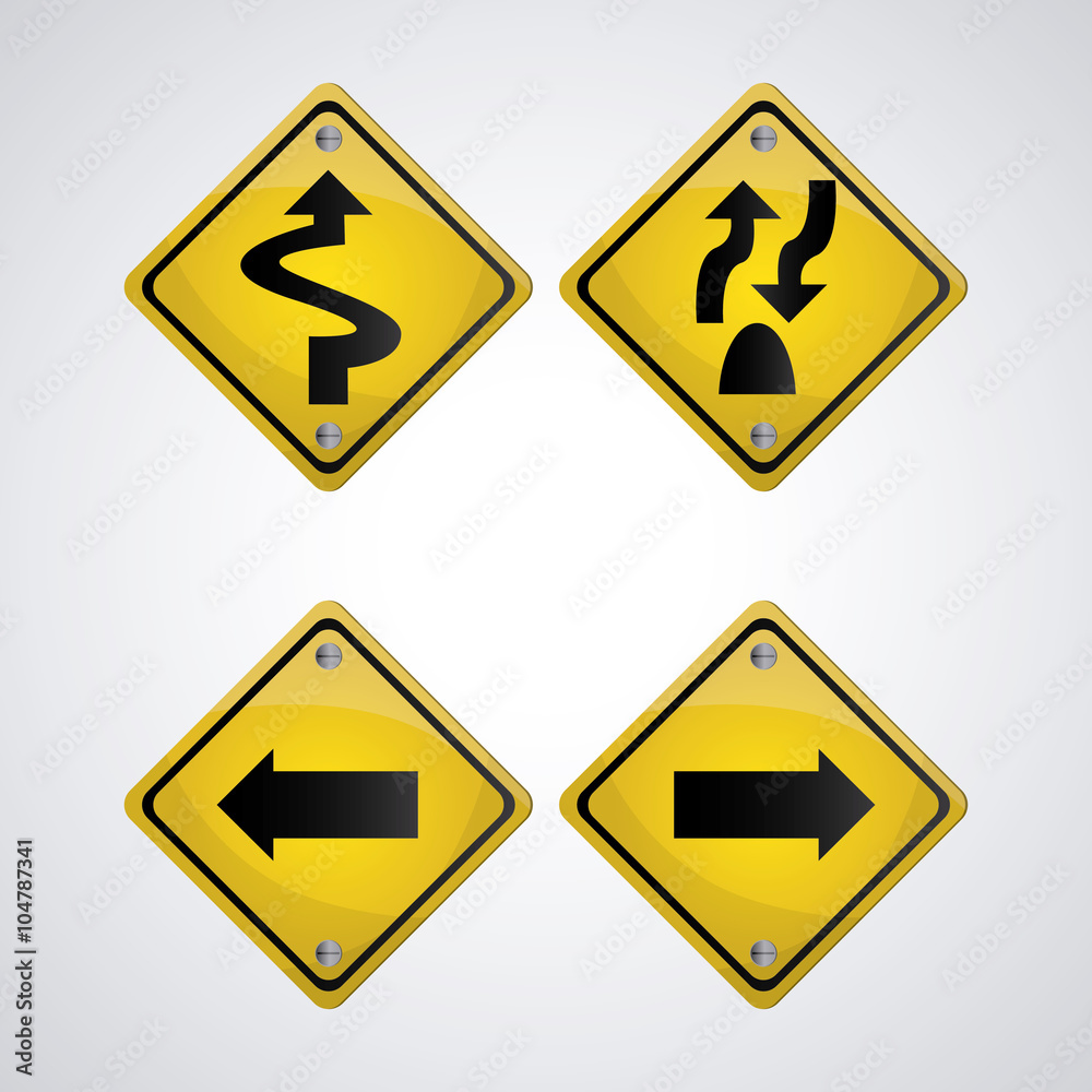 Road sign design Road sign design