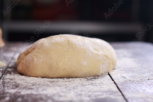 Bread Dough on Table