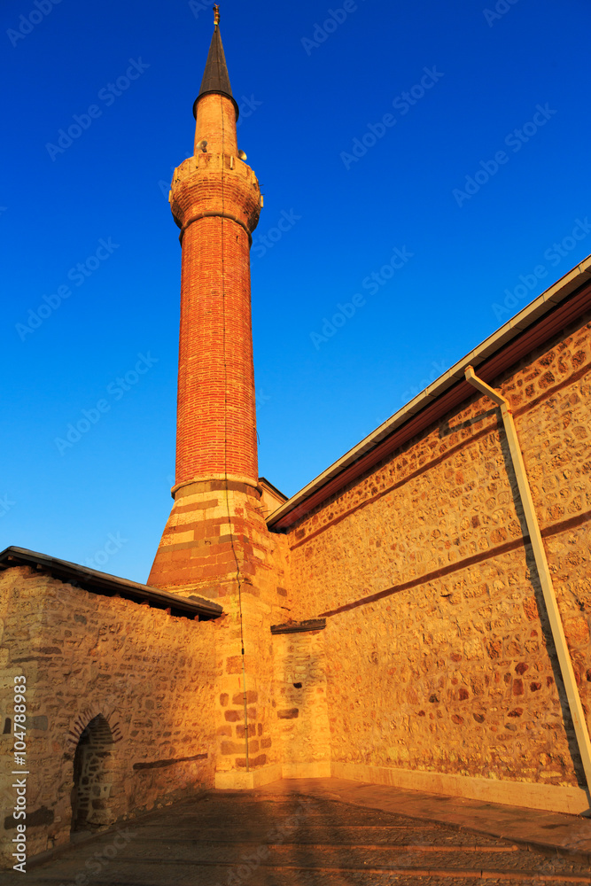 Minaret of Esrefoglu Mosque in Beysehir