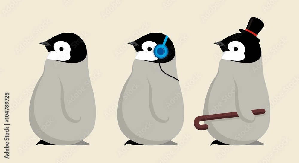 Fototapeta premium The Little Penguins