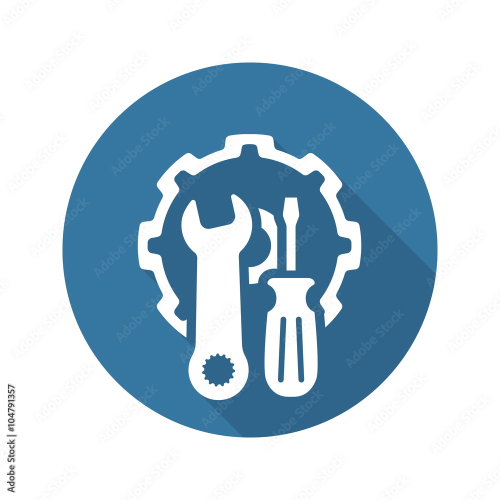 Repair Service Icon. Flat Design. Repair Service Icon. Flat Design.