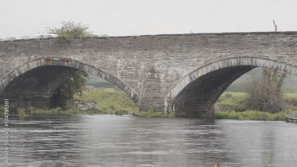 Old Bridge Over River Dee Near Corwen North Wales Old Bridge Over River Dee Near Corwen North Wales