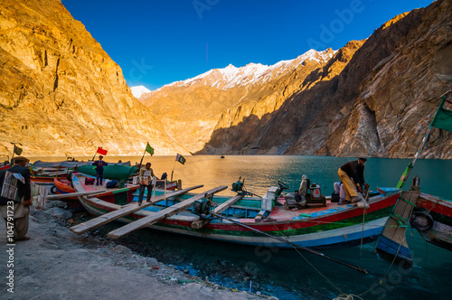 Attabad Lake in Northern Pakistan