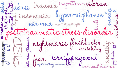 Post-Traumatic Stress Disorder Word Cloud