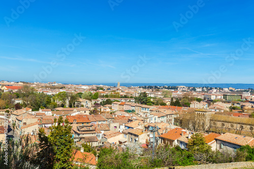 Obraz na płótnie View of Lower City, Carcassonne, France w salonie