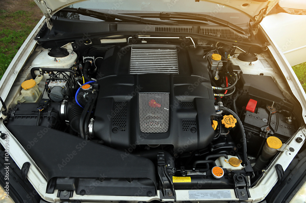 Fototapeta premium Car engine