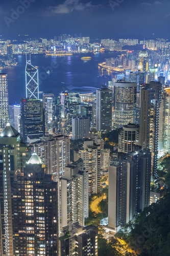 Victoria Harbor of Hong Kong