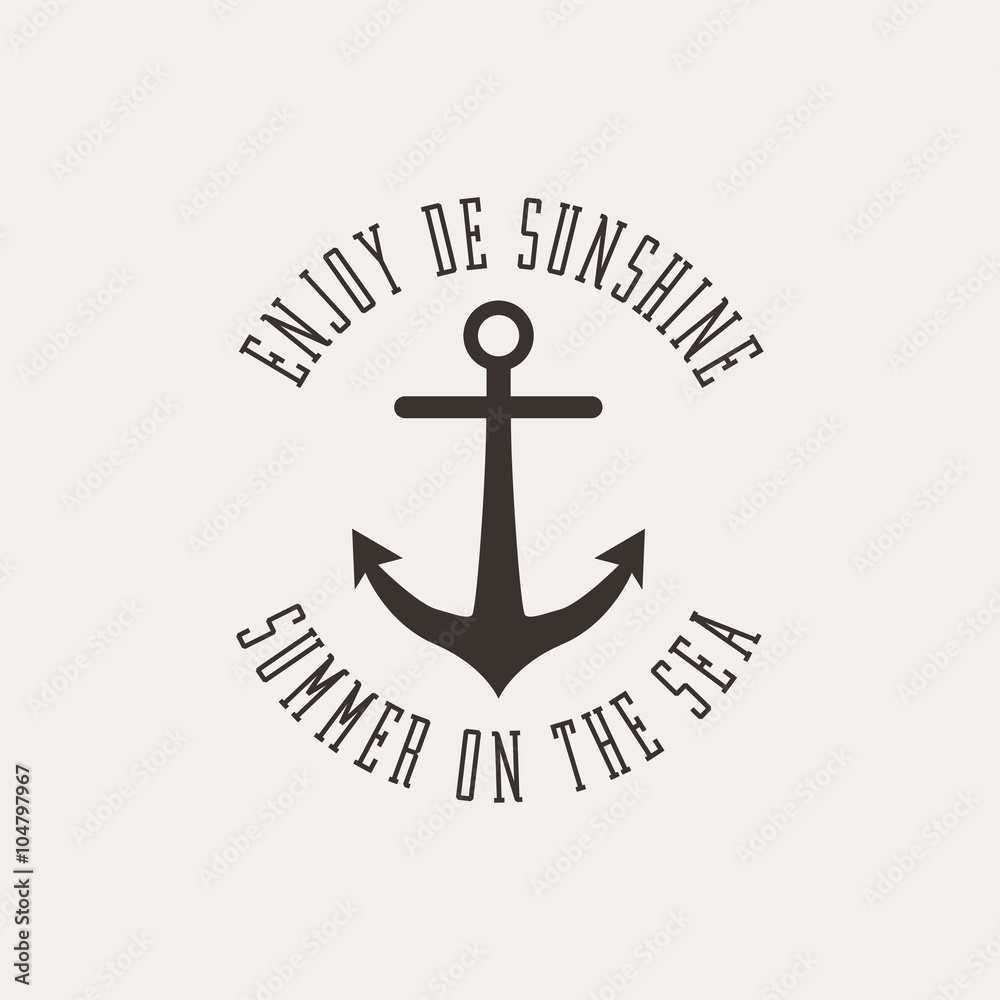 Summer Vacation label