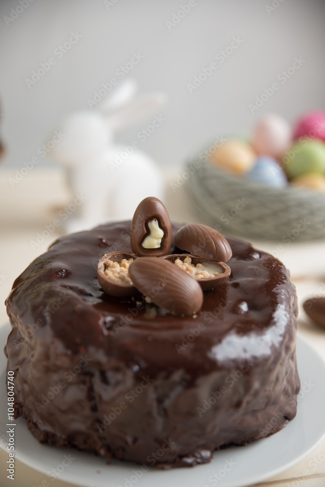 Schokoladentorte für Ostern 