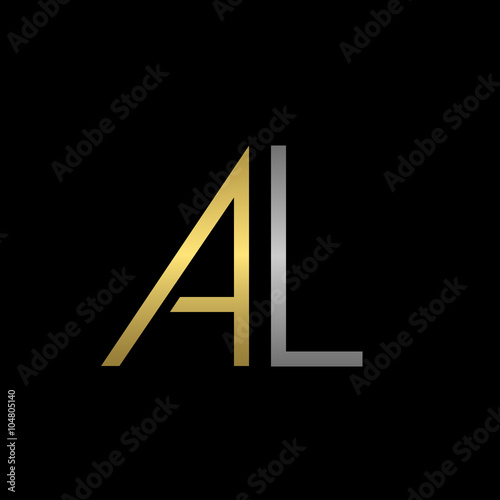 AL letters logo