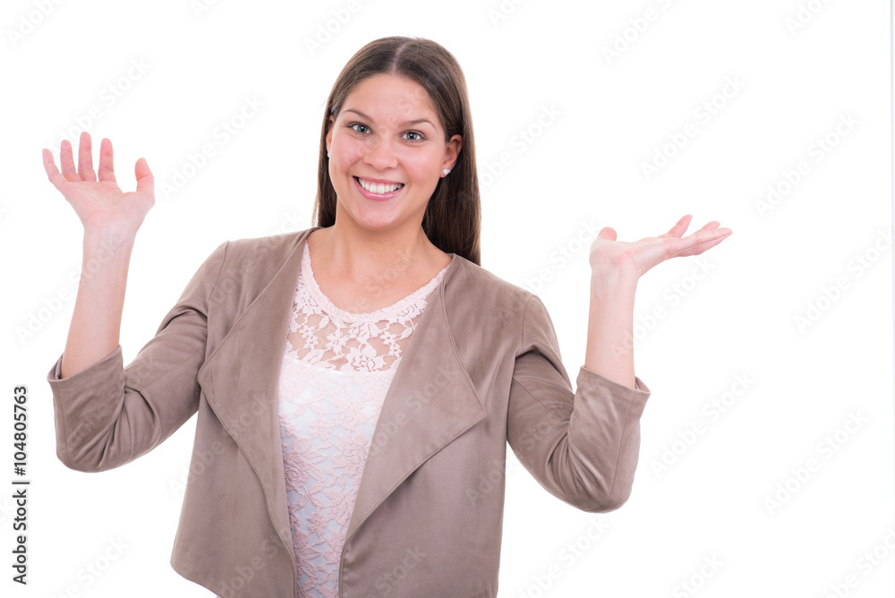 lebensfreudige studentin