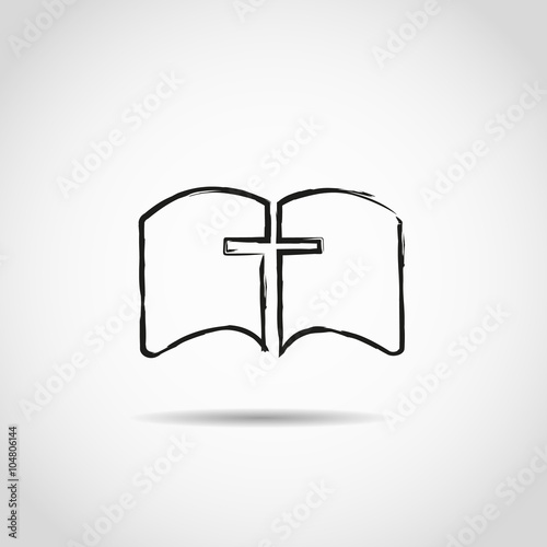 Bible Church logo. the name of the mission. Bible Society.