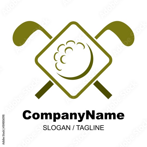 golf logo icon Vector